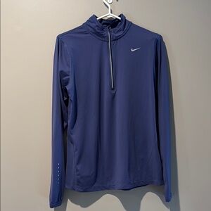 Nike Purple Long Sleeve 1/4 zip Pullover